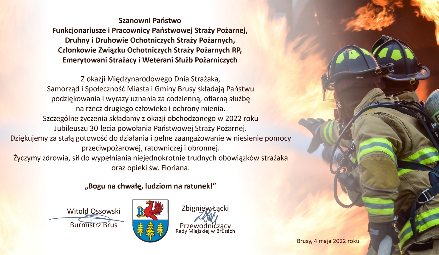  1 dzien strazaka 2022 zyczenia