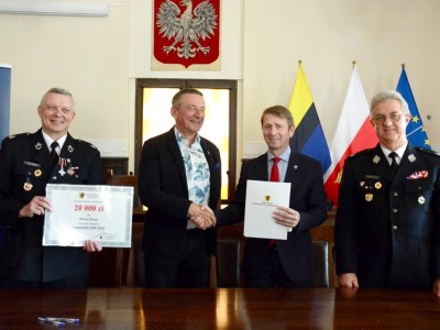 SZEREG DOFINANSOWAŃ DLA JEDNOSTEK OSP GMINY BRUSY – ZAKUP NOWEGO SPRZĘTU I UMUNDUROWANIA