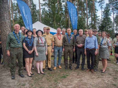 23.08 - PREZYDENT RP NA ZLOCIE WĘDROWNICZEJ WATRY W CZERNICY
