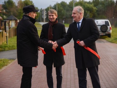 OTWARCIE ULICY DŁUGIEJ Z UDZIAŁEM WOJEWODY POMORSKIEGO DARIUSZA DRELICHA