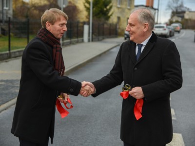 OTWARCIE ULICY POLNEJ Z UDZIAŁEM WOJEWODY POMORSKIEGO DARIUSZA DRELICHA