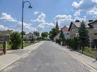 Ulica Kościelna w Kosobudach