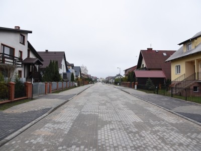 Ulica Różana w Brusach