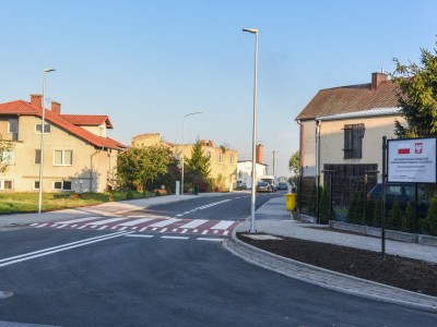 Przebudowana ul. Polna w Brusach. 