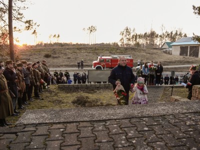 Delegacja Zaborskiego Towarzystwa Naukowego z Brus. 