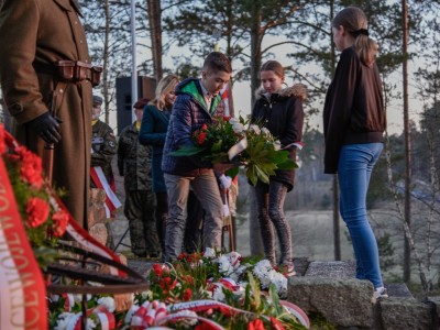 Delegacja Szkoły Podstawowej im. TOW Gryf Pomorski w Lubni.