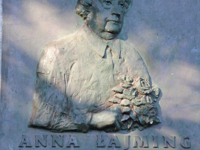 Szlak Literacki im. Anny Łajming - Przymuszewo, tablica A. Łajming