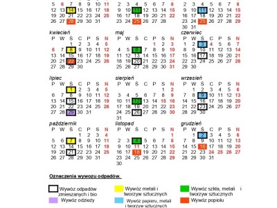 Rejon nr 11 A – Dotyczy północnej części gminy – nieruchomości z trudnym dojazdem: Huta, Lubnia, Skoszewo, Leśno, Kaszuba, Rolbik, Widno, Laska