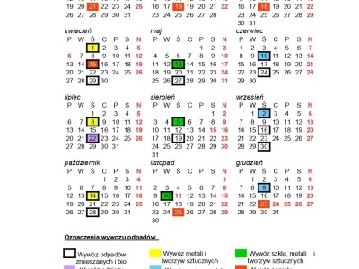 Rejon nr 11 B – Dotyczy południowej części gminy – nieruchomości z trudnym dojazdem: Męcikał, Parowa, Czernica, Drzewicz, Płęsno, Żabno, Czyczkowy, Małe Chełmy i Czapiewice Wyb.
