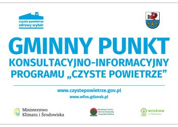 PUNKT KONSULTACYJNY PROGRAMU CZYSTE POWIETRZE  czynny w tym tygodniu tylko w środę, 26.01, w godz. 7:00 - 15:00