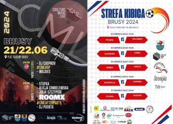 SPORTOWO – MUZYCZNY PIĄTEK W BRUSACH. STREFA KIBICA I COOLTURE MUSIC LIVE JUŻ 21 CZERWCA!