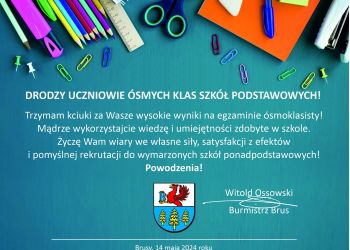 ÓSMOKLASIŚCI POWODZENIA!