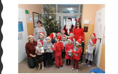 Mikołajki on-line 2020 w Szkole Podstawowej w Leśnie