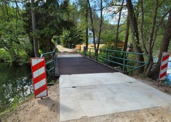 MOST PRZY JEZIORZE PŁĘSNO WYREMONTOWANY