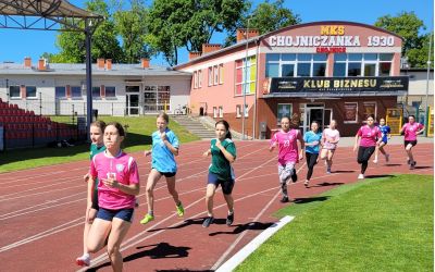 SP BRUSY NR 1: Powiatowe Igrzyska Dzieci w czwórboju lekkoatletycznym dziewcząt