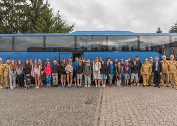 MŁODZI STRAŻACY JADĄ DO WAMBIERZYC NA OBÓZ SZKOLENIOWY