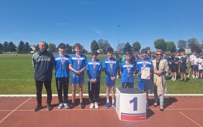 SP 1 BRUSY: Gminne Igrzyska Dzieci  w Czwórboju LA Chłopców