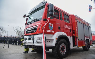 ZAKUP SAMOCHODU STRAŻACKIEGO DLA OSP W BRUSACH