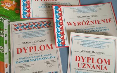 SP LUBNIA: Międzynarodowy Konkurs Matematyczny “KANGUR 2024”