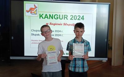 SP BRUSY NR 1: Laureat Międzynarodowego Konkursu Kangur Matematyczny