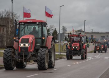 KOLEJNY PROTEST ROLNIKÓW W GMINIE BRUSY