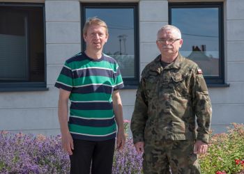 BURMISTRZ BRUS SPOTKAŁ SIĘ Z SZEFEM WOJSKOWEGO CENTRUM REKRUTACJI W CZŁUCHOWIE