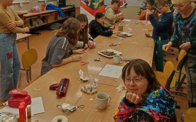 SP LEŚNO: DRUGIE WARSZTATY ŚWIĄTECZNE