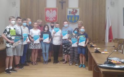 SP LUBNIA: Sukcesy uczniów z Lubni  w gminnym konkursie plastycznym