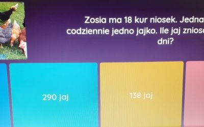 Grant „Matematyka dla wszystkich i wszędzie” w szkole w Zalesiu
