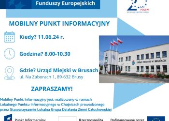 MOBILNY PUNKT INFORMACYJNY FUNDUSZY EUROPEJSKICH W BRUSACH