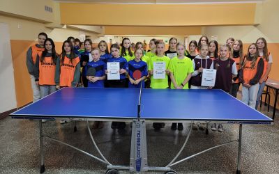 SP BRUSY NR 1: Gminne Igrzyska Dzieci w tenisie stołowym dziewcząt
