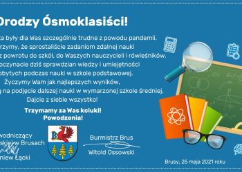 Ósmoklasiści powodzenia!