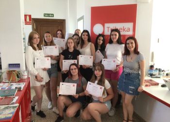 UCZENNICE ZESPOŁU SZKÓŁ NA PRAKTYKACH W HISZPANII