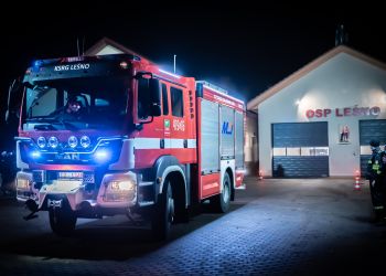 NOWA REMIZA I NOWY WÓZ BOJOWY – RADOŚĆ STRAŻAKÓW Z LEŚNA