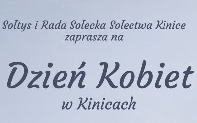 DZIEŃ KOBIET W KINICACH