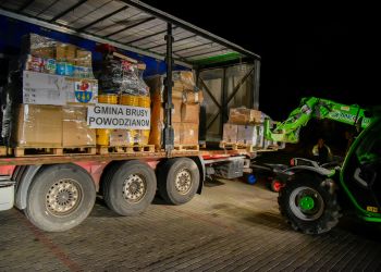 #BrusyPowodzianom TRANSPORT POMOCY RUSZYŁ NA POŁUDNIE POLSKI