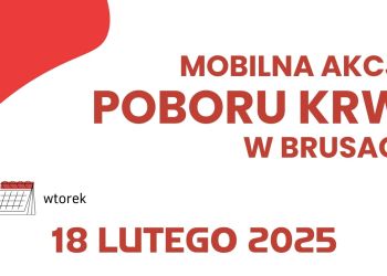 MOBILNA AKCJA POBORU KRWI WE WTOREK 18 LUTEGO