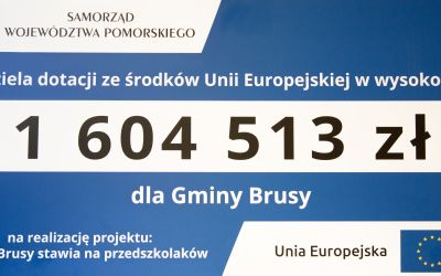 GMINA BRUSY STAWIA NA PRZEDSZKOLAKÓW