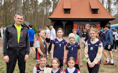 SP BRUSY NR 1: Powiatowe Igrzyska Dzieci w drużynowych biegach przełajowych dziewcząt