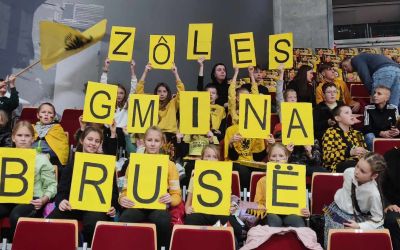 SP ZALESIE: Szkoła Podstawowa w Zalesiu na meczu "kaszubskim" w Ergo Arenie w Gdańsku