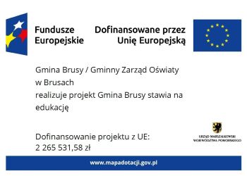 "GMINA BRUSY STAWIA NA EDUKACJĘ" - NABÓR UCZESTNIKÓW PROJEKTU