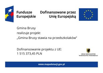 GMINA BRUSY STAWIA NA PRZEDSZKOLAKÓW