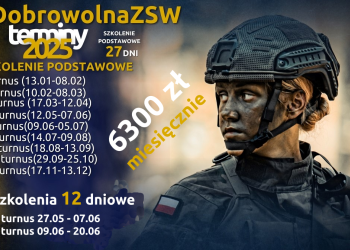 „WAKACJE Z WOJSKIEM 2”  I DOBROWOLNA SŁUŻBA WOJSKOWA 2025