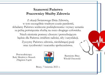 Z okazji Światowego Dnia Zdrowia...