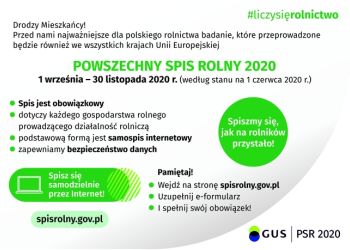 POWSZECHNY SPIS ROLNY 2020