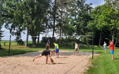 Turniej siatkówki w Wielkich Chełmach