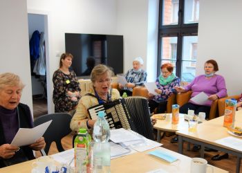 Seniorzy uczyli się pieśni kaszubskich!