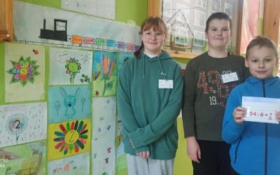 SP LEŚNO: Światowy Dzień Tabliczki Mnożenia