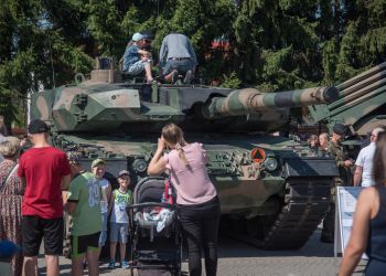Piknik Wojskowy pod hasłem "Silna Biało-Czerwona" w Brusach.