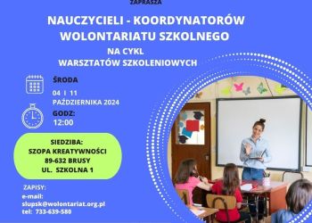 SZKOLENIE DLA KOORDYNATORÓW SZKOLNEGO WOLONTARIATU